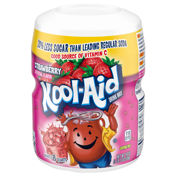 Bột trái cây Kool-Aid Strawberry 538g 
