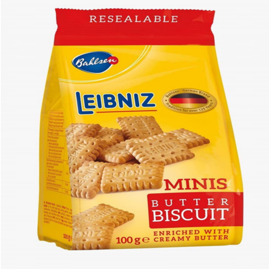 Bánh quy bơ Leiniz Minis 11% bơ tự nhiên