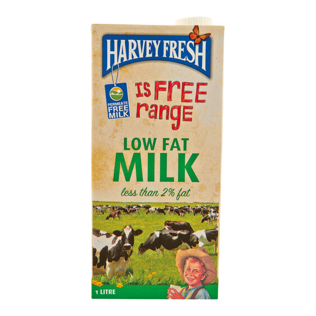 Sữa Tươi Tiệt Trùng Ít Béo Harvey Fresh 1L