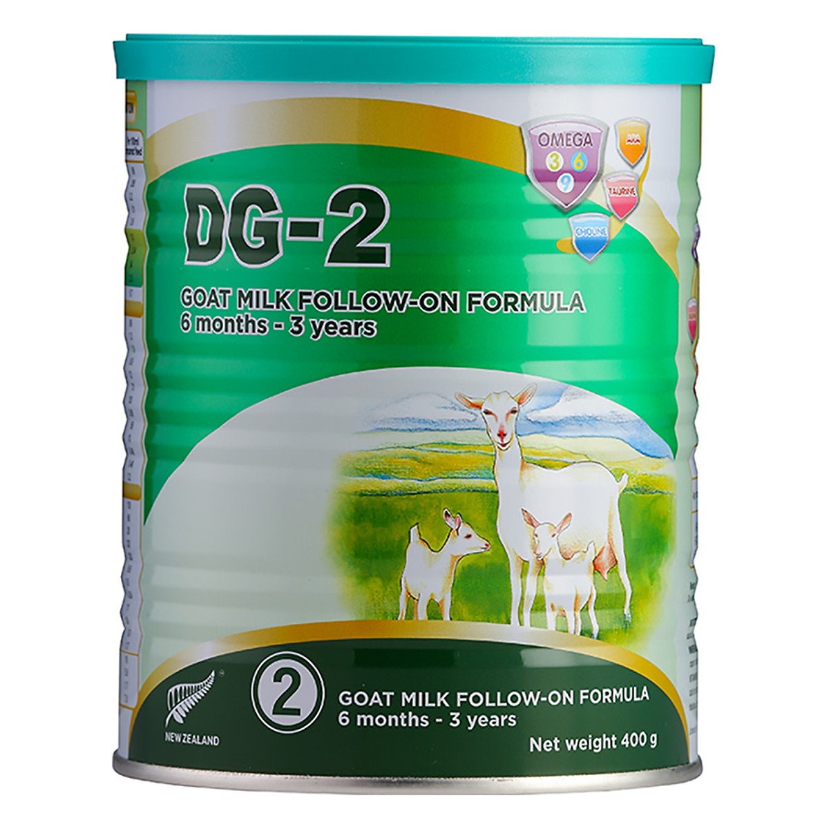 Sữa dê DG-2 400g – thực phẩm công thức dinh dưỡng cho trẻ từ 6 tháng – 3 tuổi