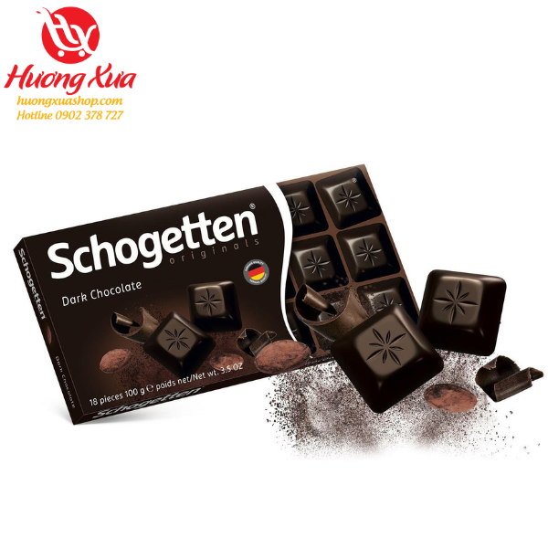 Chocolate Schogetten Vị Đắng 100g