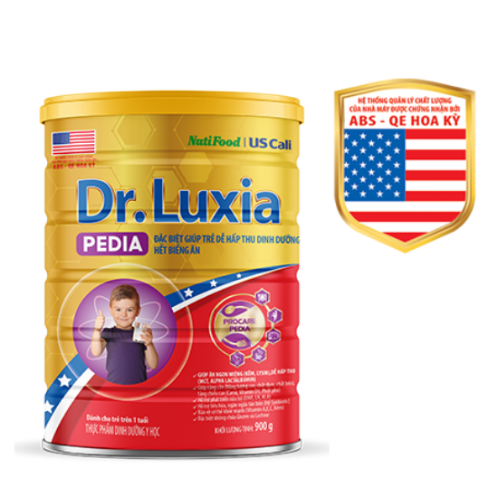 Sữa Dr.Luxia Pedia 900g - Đặc biệt giúp trẻ dễ hấp thu dinh dưỡng hết biếng ăn 