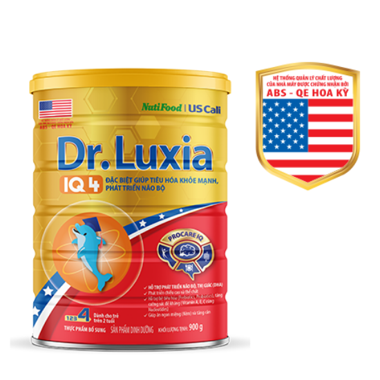 Sữa Dr.Luxia IQ 4 giúp tiêu hóa khỏe mạnh , phát triễn não bộ 