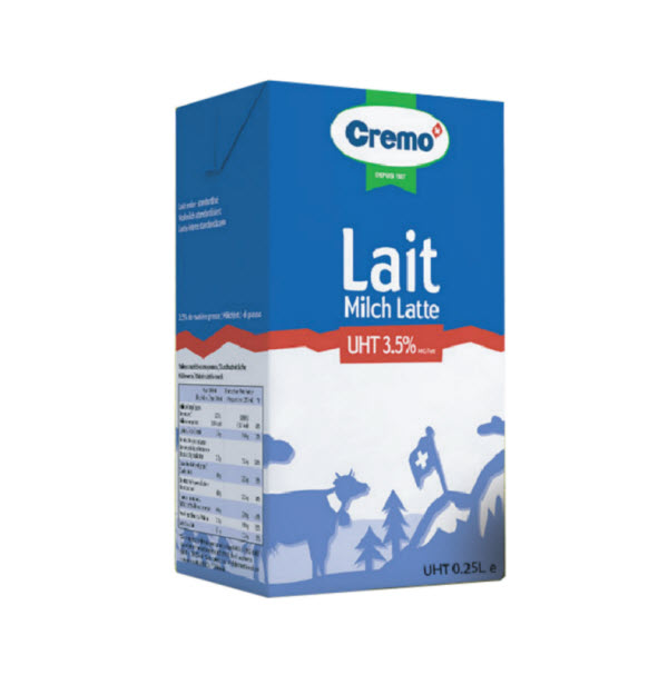 Sữa tươi Thụy Sỹ Cremo 3.5% chất béo 250ml