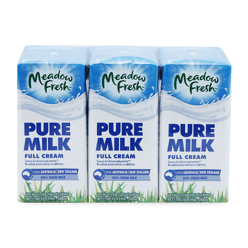 Sữa tiệt trùng Meadow Fresh nguyên kem 24h/200ml