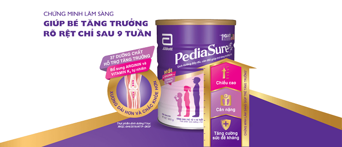 Sữa Pediasure cho trẻ 1 – 10 tuổi 1.6KG