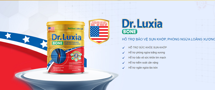 Sữa Dr.Luxia Bone Hổ trợ bảo vệ sụn  khớp, phòng ngừa loãng xương