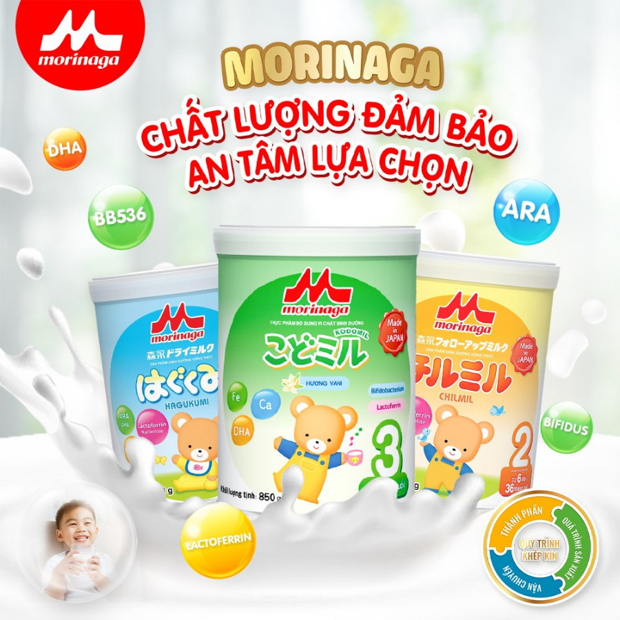 Sữa Morinaga Khuyến Mãi chương trình “Dinh Dưỡng Thiết Yếu Sữa Mát Cho Bé Yêu ”  1