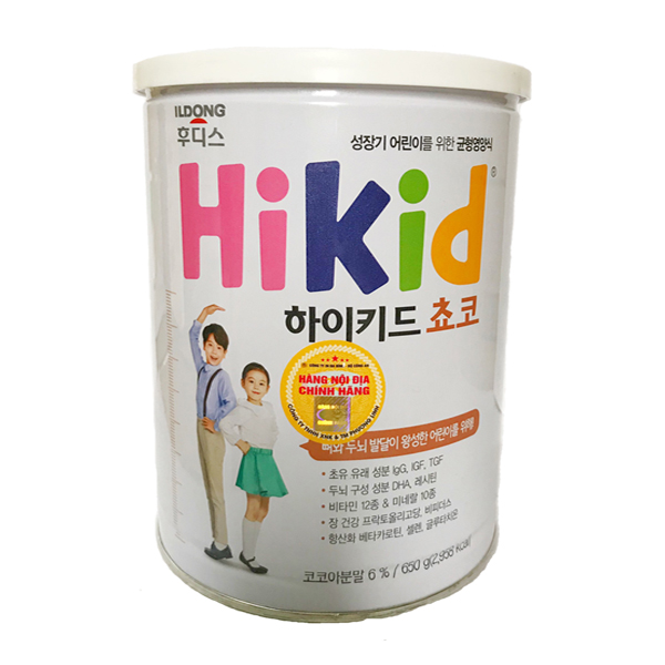 Sữa Hikid Chocolate (650gr)