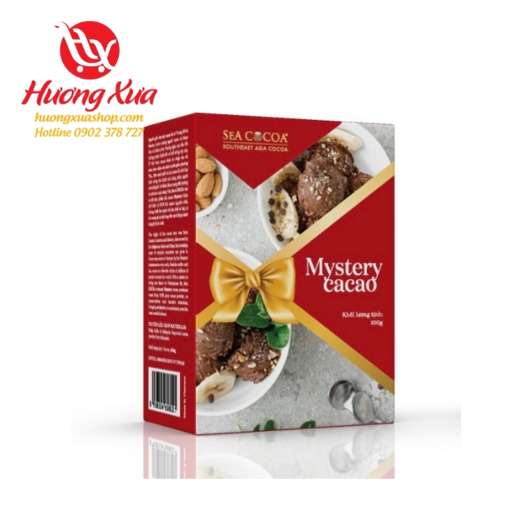 Bột Cacao Sea Cocoa Mystery hộp giấy 100g