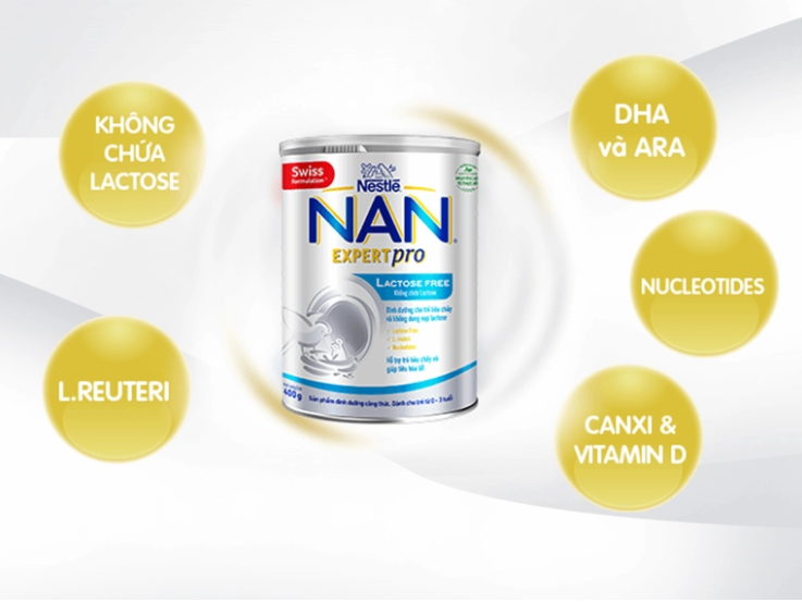 Sữa Nestle Nan EXPERTPRO LACTOSE FREE 400g