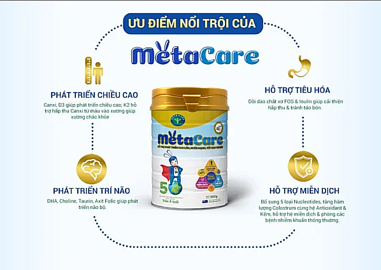 Sữa Nutricare Metacare 5 900g (Trên 6 tuổi)