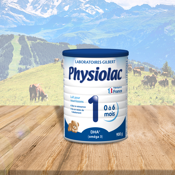 Sữa Physiolac 1 900g (từ 0-6 tháng)  nhập khẩu Pháp- Laboratoires Gilbert 1
