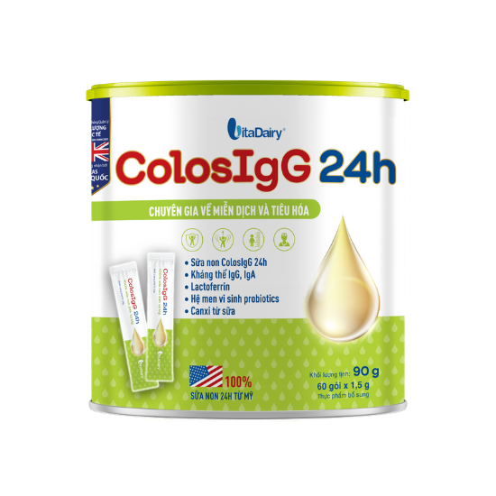 Sữa non ColosIgG 24h - Lựa chọn số 1 cho sức khoẻ con của bạn