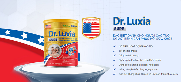 Sữa Dr.Luxia Sure 900g - Đặc biệt dành cho người cao tuổi